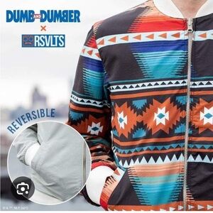 NWOT Dumb & Dumber x RSVLTS Reversible Bomber